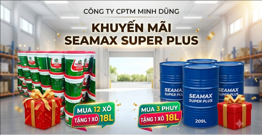 [SIÊU ƯU ĐÃI] CHƯƠNG TRÌNH TRI ÂN KHÁCH HÀNG MUA DẦU NHỚT SEAMAX SUPER PLUS